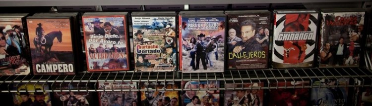 Peliculas Narco en una tienda en Austin